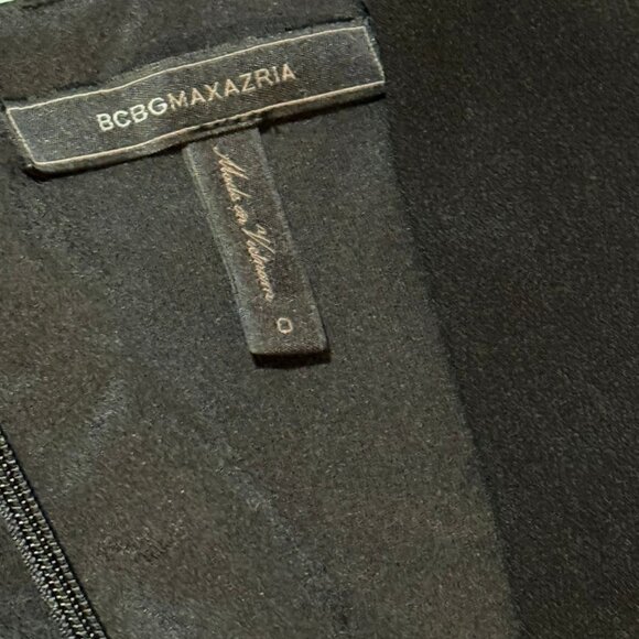 BCBGMAXAZRIA Black Lace Sleeve Jumpsuit – Size 0 - Picture 3 of 15